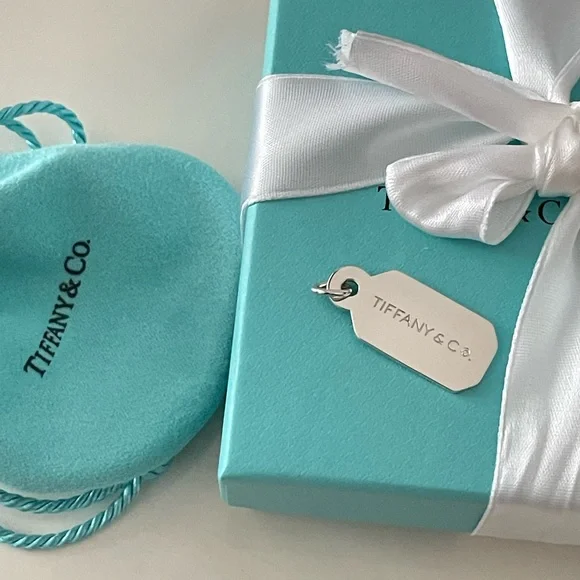 Tiffany & Co. Dog tag with Diamond in Sterling Silver NEW